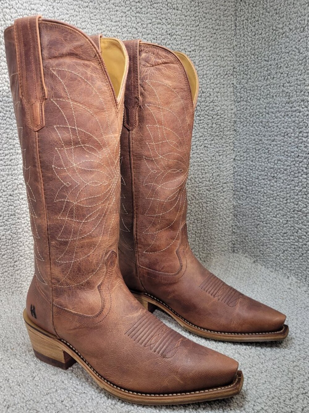 Tecovas The Annie Monarch Women's US Size 7B Scotch Goat Cowgirl Boots